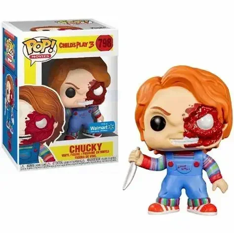 FUNKO POP FACE 51# FREDDY FUNKO SE PENNYWISE 472# V for Vendetta 10# Chucky 798# 658# Billy 52# Action Figure Toys