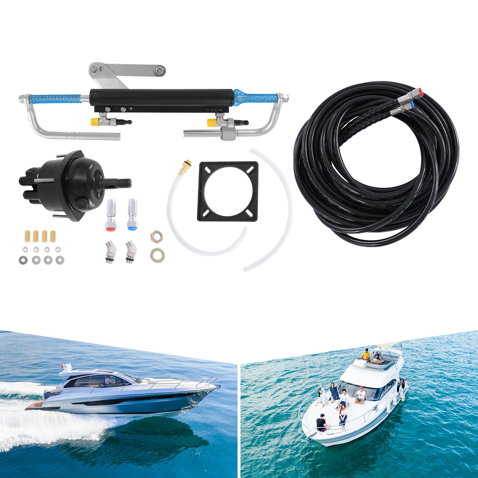 68cc 90PS Hydraulische Lenkpumpe für Außenbordmotoren und Marineboote mit Steuerungssystem - Marine-Lenksystem – Detail 4