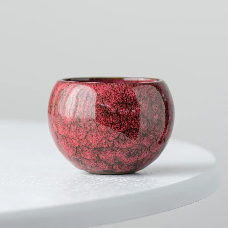 Kiln change Jianzhan teacup Wuxing cup Tianmu teacup single cup master   tea cup gift box