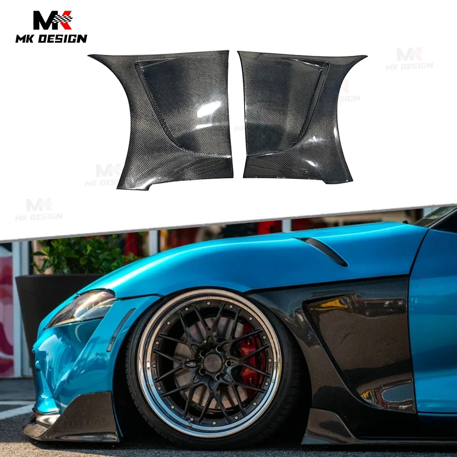 

Carbon Fiber Front Side Fenders Body Kit for Toyota Supra A90 2019+ Side Fender Flares Trim Cover Car Accessories