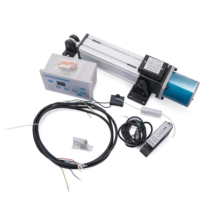 New Magnetic Powder Brake Clutch Implement Automatic Photoelectric Correction to Synchronously Tension control 90-110 motor