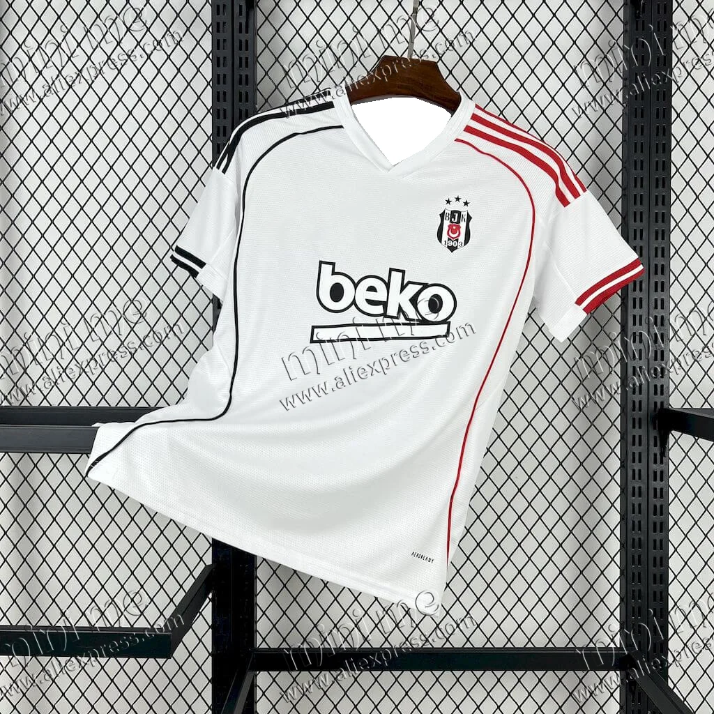 

2025 Summer Hot-selling New Besiktas Jersey Outdoor Training Breathable Quick-drying Daily Casual Short-sleeved T-shirt