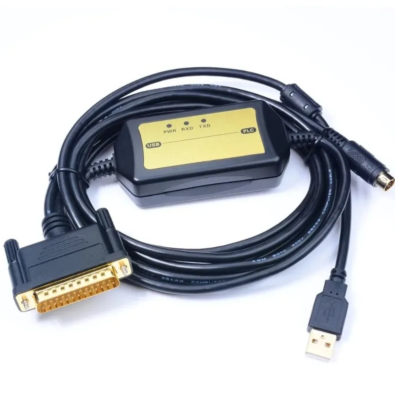 USB-SC09 Programming Cable For Mitsubishi MELSEC PLC SC-09 SC09 USB, FX&A Full FX Or A Series