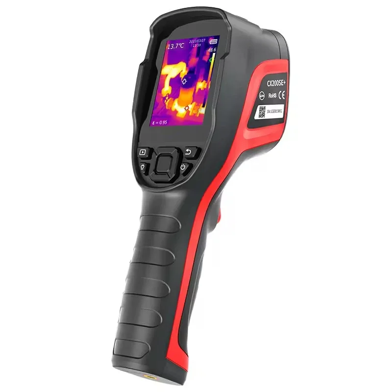 Flymind CX200 SE Plus كاميرا تصوير حراري لاسلكية بالأشعة تحت الحمراء دقة 256X192 7 لوحات مادة ABS تخصيص ODM