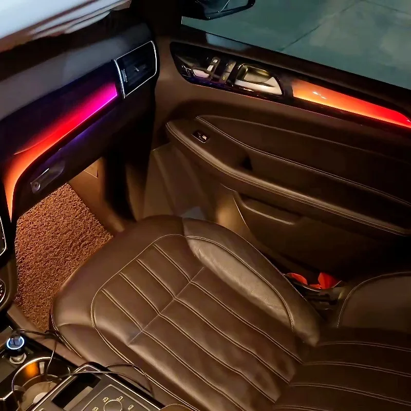15-19  GLE Galaxy Style Ambient Lights 25-Piece Door Panel Trim Panel Automotive Lights Car Light Accessories