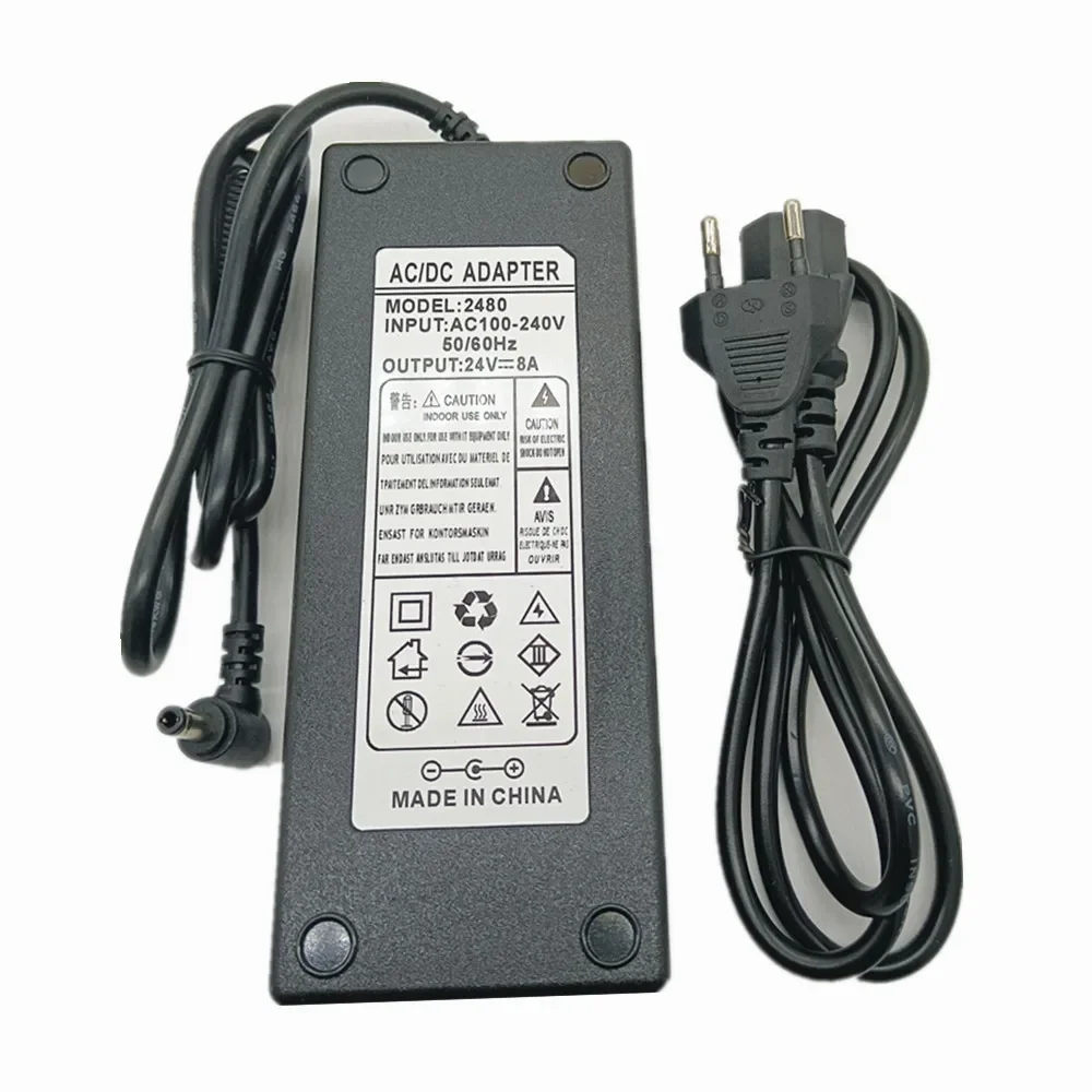 

DC24V 8A 10A LED Lighting Transformer AC 110V 220V Switching Power Adapter For CCTV LED Lamp