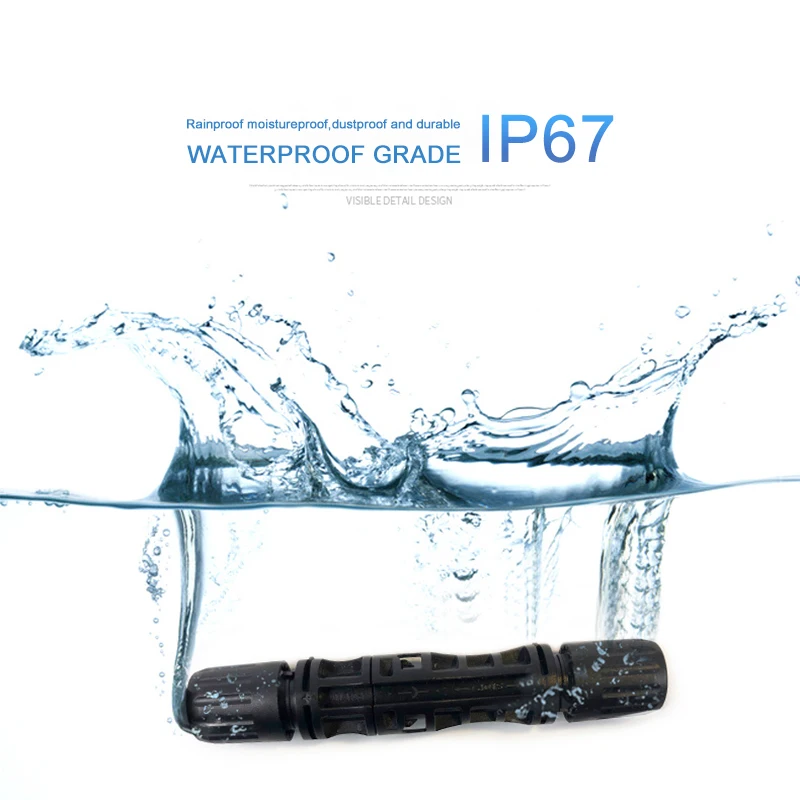 30PCSCE Approval IP67 Solar Panel 1500V Frame PV DC 10mm PV Connector