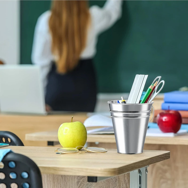 BAAD 12-упаковка металлических ведер с ручкой, ведро-корзина для детей, товары для детских вечеринок, поделки для баров конфет, вазы, поделки