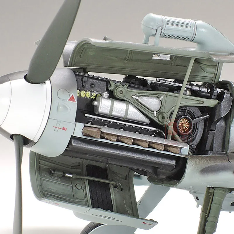 TAMIYA 61117 1/48 Messerschmitt Bf109 G-6 Military Assembling Scale Model Kit DIY Toy, Collection Birthday Gift