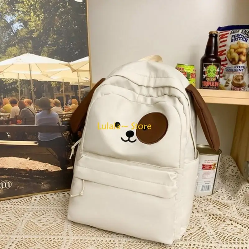 

Y4QA Playful Large Capacity School Backpack Nylon College Laptop Backpacks School Bag