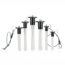 Factory Large Stock Locating Pins SUS304 Stainless Steel Quick Release Ball Lock Pin With Rope