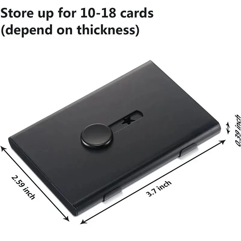 1Pcs Business Card Holder Thumb-Drive Business Card Case Silde Out Business Card Holder Credit Card Case For Men Women
