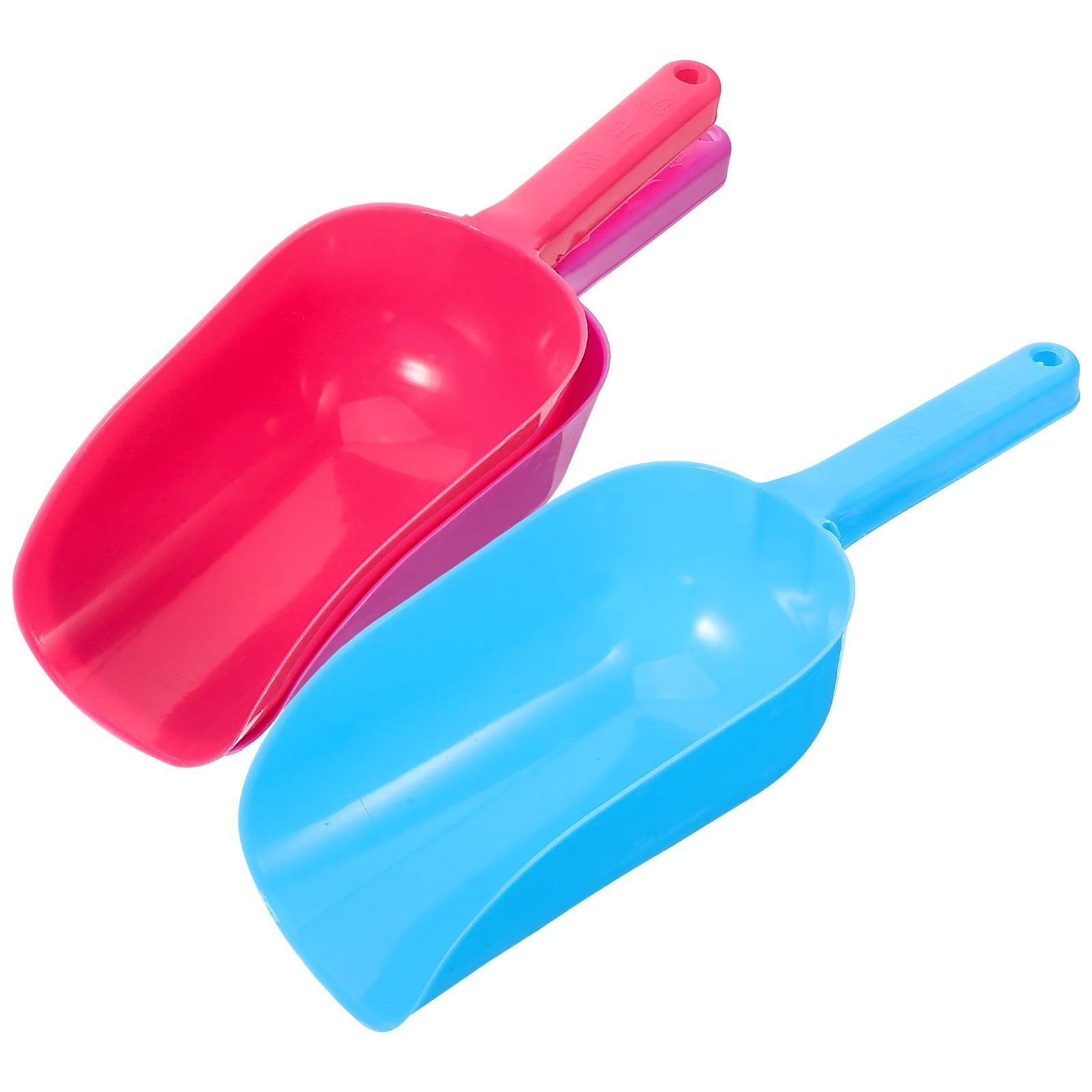 

3 Pcs Flat Head Snow Sand Scoop for Kids Toy Plastic Spade Child Snowball Toddler