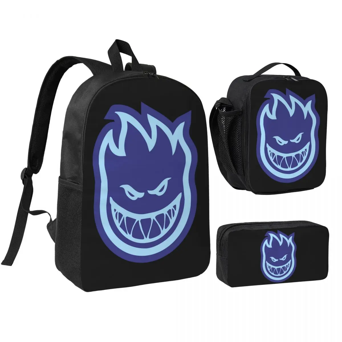 Spitfire Skate Backpack Student BookBag School Bag Shoulder Bags 3ps Insulated Lunch Bag Pencil Case
