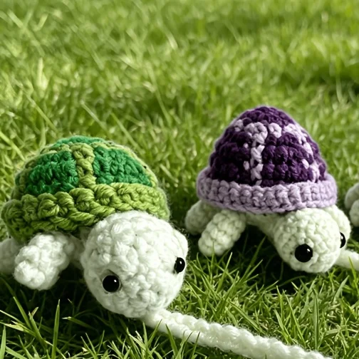 2/1 Piece Handmade Cute Turtle Bookmark, with a Vibrant Crochet 3D Turtle Design, Made from Cotton Thread, Is an Ideal Gift for Readers, Also Multifunctional, Can Be Used as a Curtain Tieback, Car Decoration, Halloween