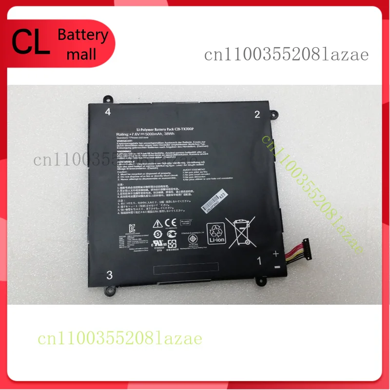 

New Genuine 38Wh 7.6V C21-TX300P Battery for Asus Transformer Book Laptop