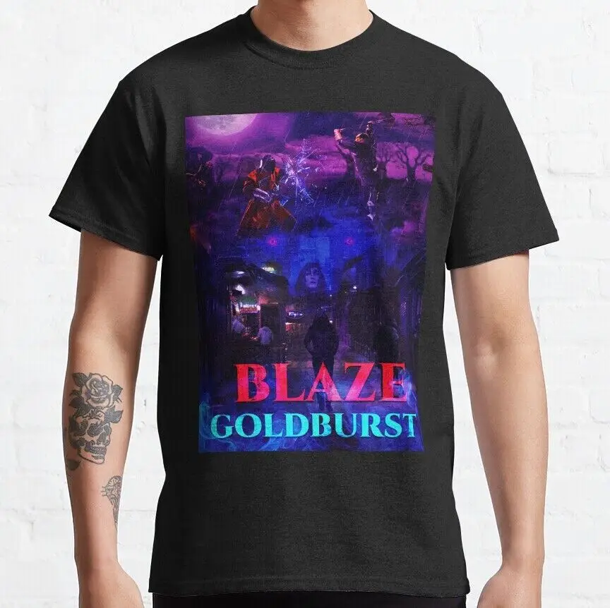 

Blaze Goldburst Fantasy Book Mystery Knight Fight, Классическая футболка на Хэллоуин