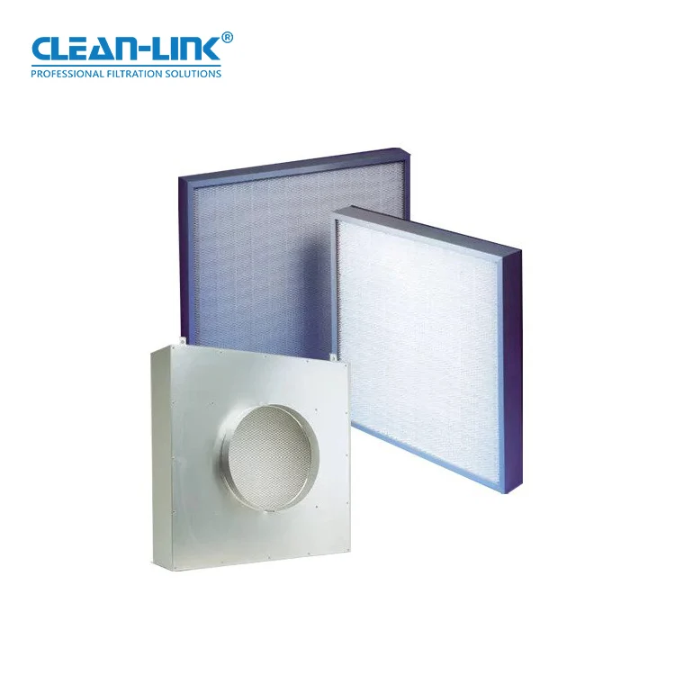 فلتر هواء بمروحة هيبا للتدفق الصفحي 24 × 48 بدائل 99.999%.3 ميكرون فلتر هيبا 48 × 24