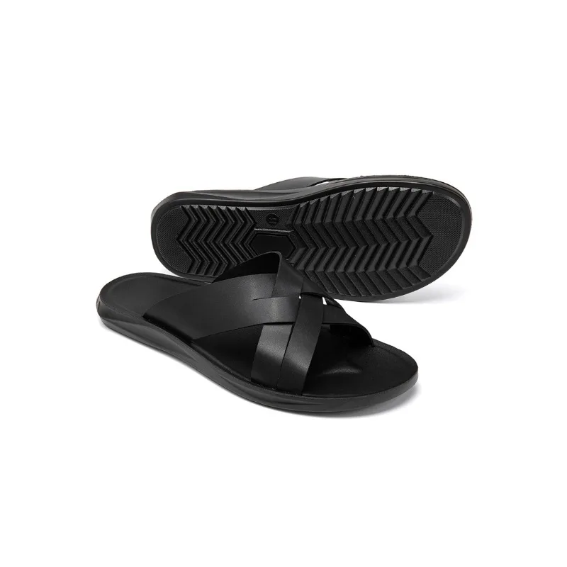 

Мужские тапочки для ванной, уличные повседневные сандалии, нескользящие и износостойкие, легкие, стильные мужские тапочки.