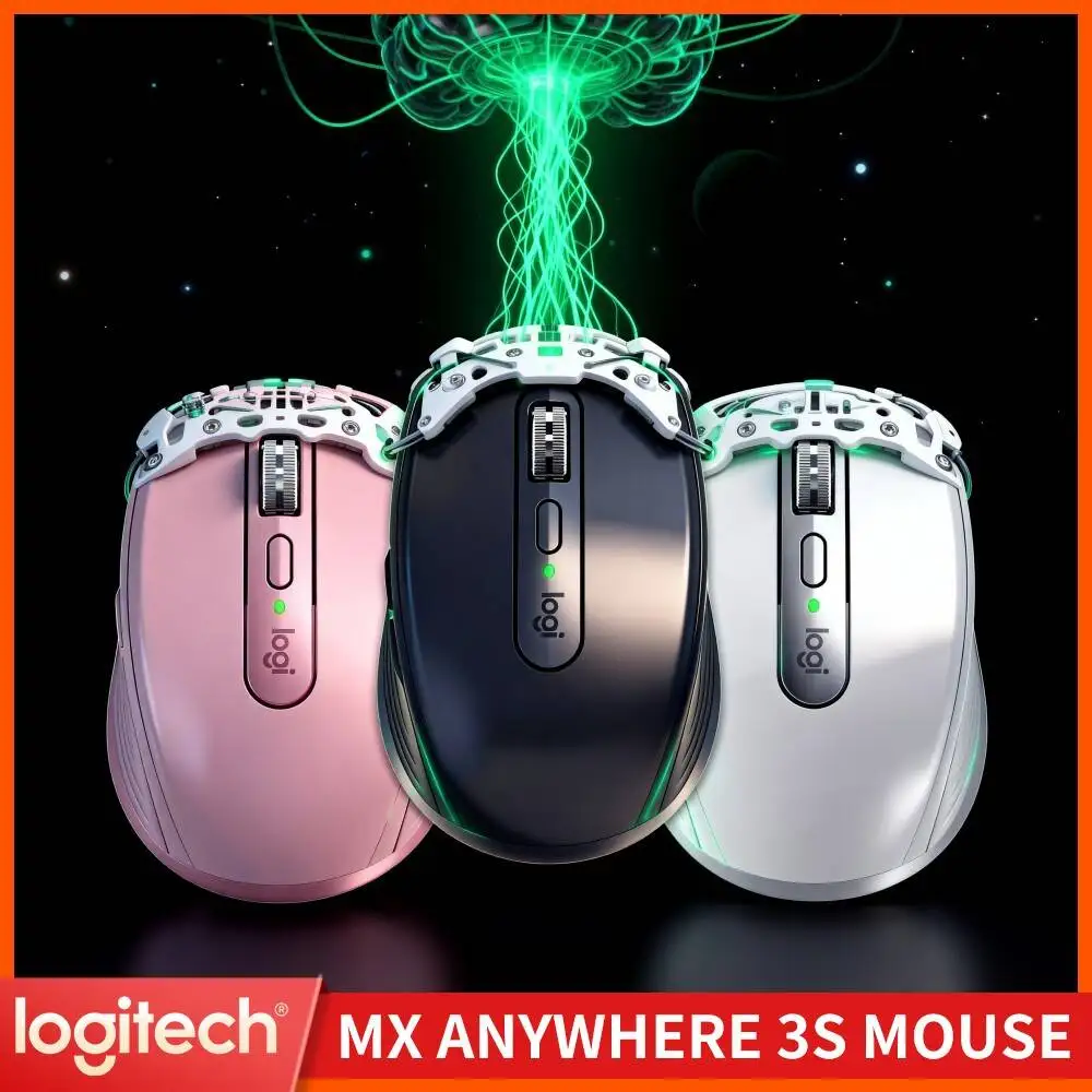 Logitech MX Anywhere 3S Compact Wireless Mouse Pocket-Sized for Travel Business Office