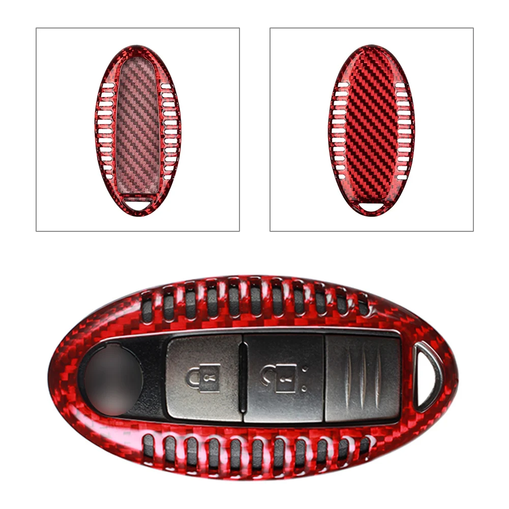Carbon Fiber Car Remote Key Shell Cover Case For Infiniti Q50 Q60 Q70 QX56 QX60 for  FX34 FX37 FX45 FX50 EX35 EX37 JX35