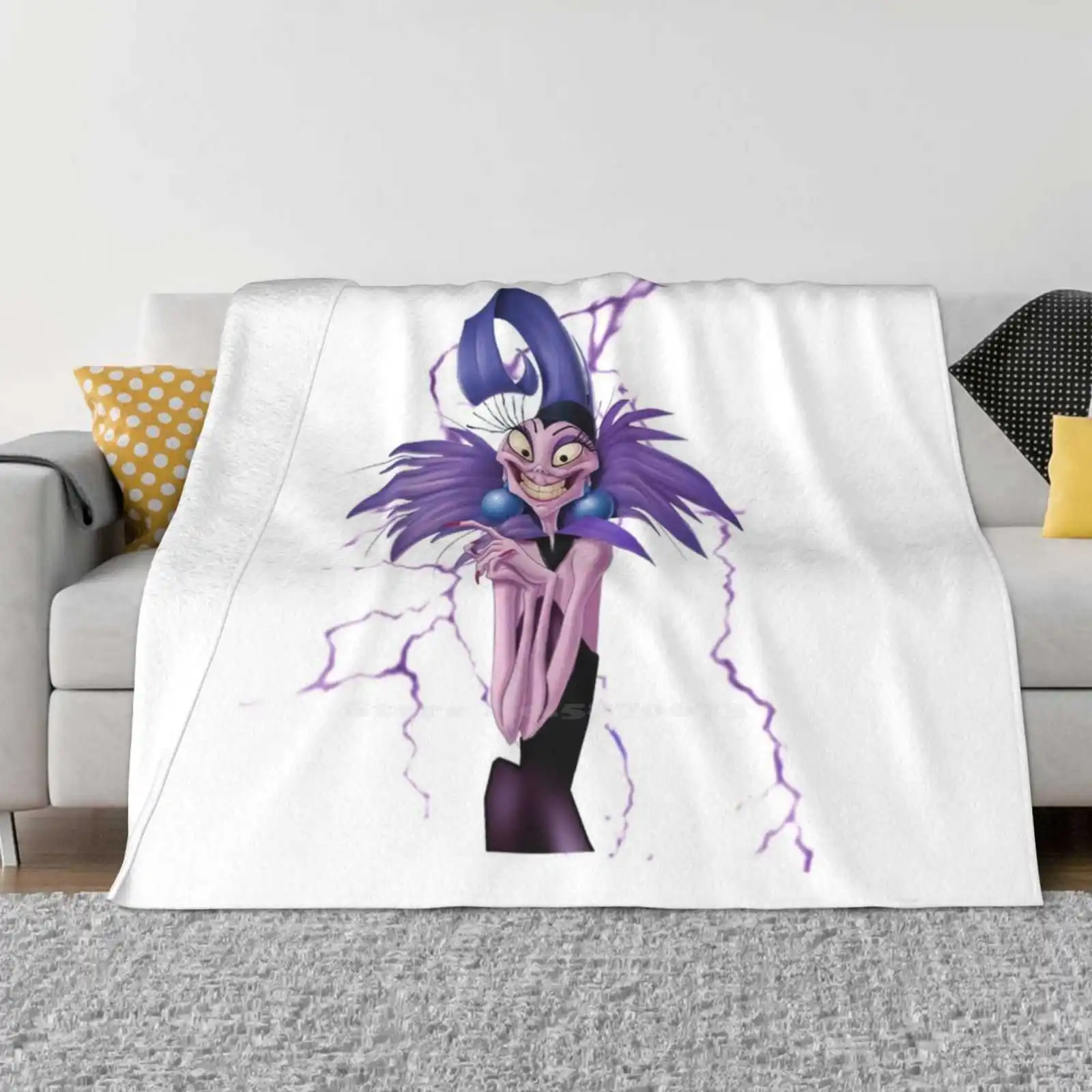 Yzma Fashion Soft Warm Throw Blanket Yzma Kuzco Kronk Pacha The Emperors New Groove 00S