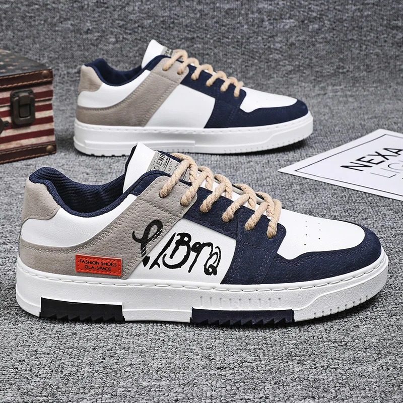

Fall Men's Low-Top Casual Shoes 2026 New Style Versatile Trendy Sports Student Design Breathable Lace-Up round Toe Rubber Out...