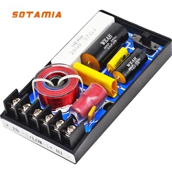 SOTAMIA 1Pcs 200W Audiophile Two Ways Crossover Treble Bass Audio Speaker Frequency Divider Splitter High-power Car Crossover