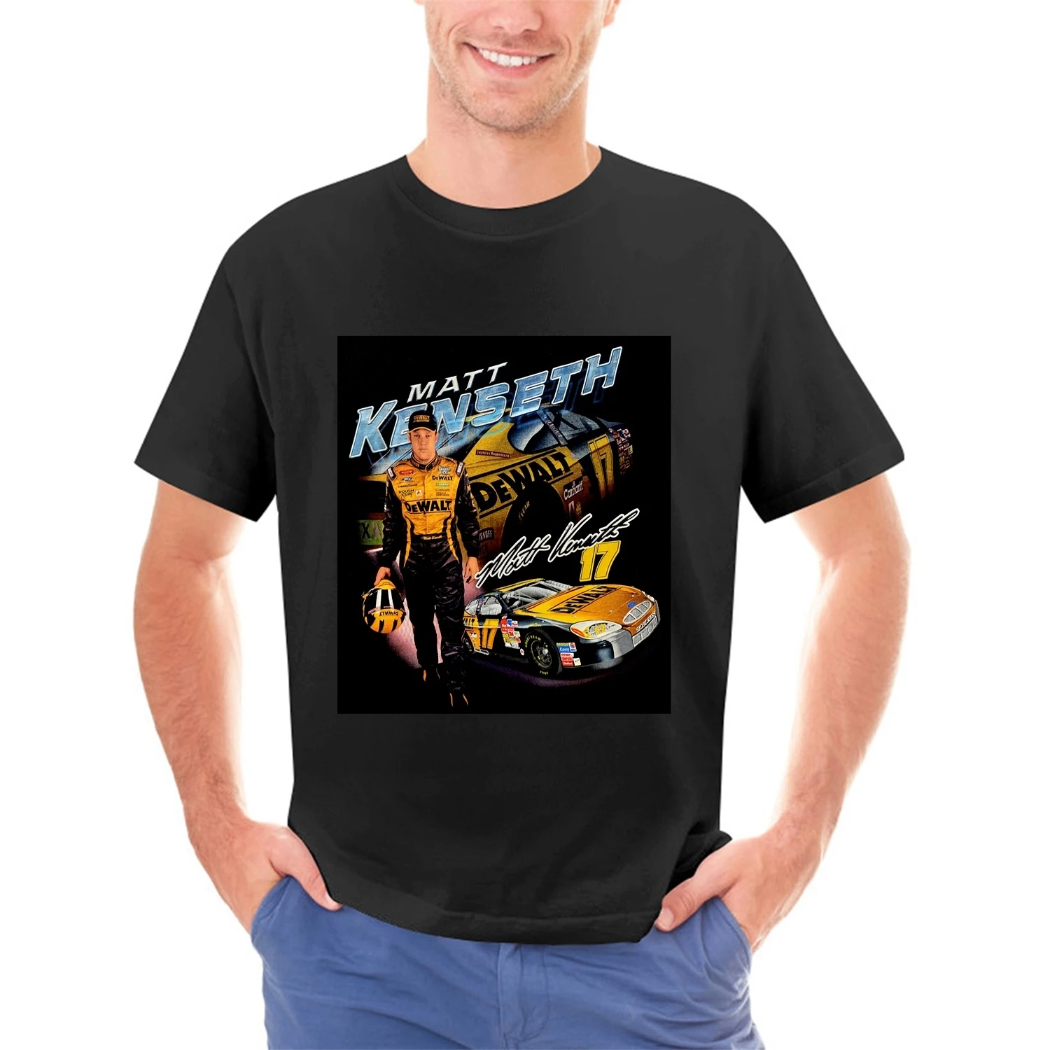 0Nascar Matt Kenseth Vintage Y2K 00’s Racing Race Car T-shirt Tee