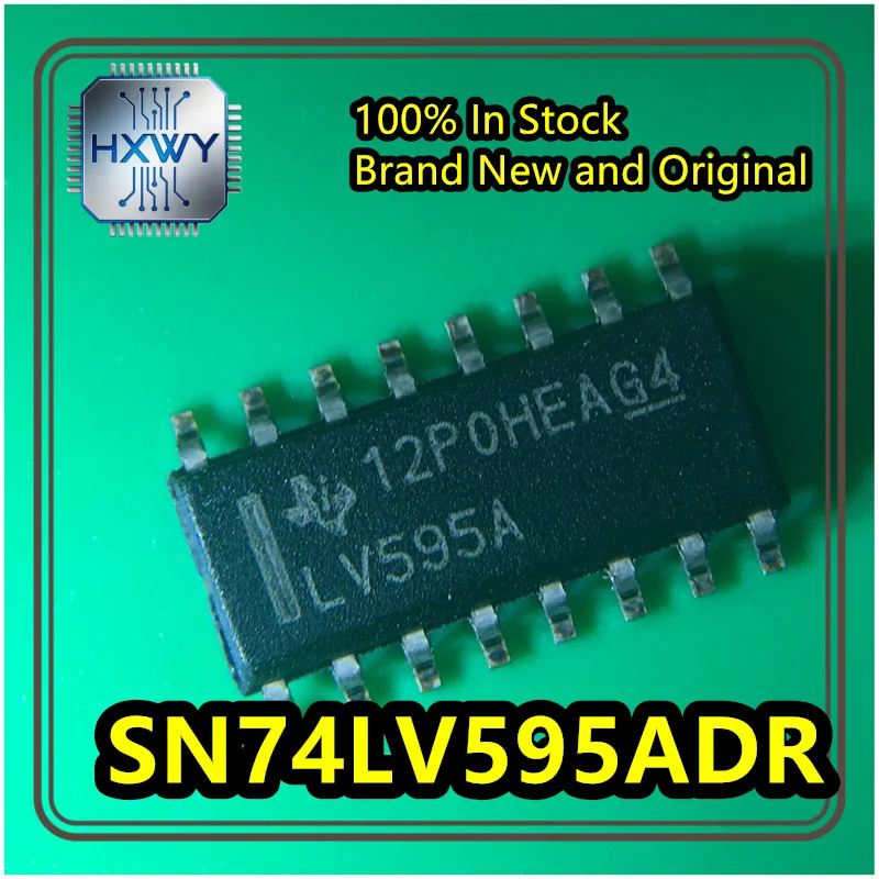 (10/50 pieces) SN74LV595ADR SN74LV595A LV595A SOIC-16 Tri-state Output 8-bit Shift Register Chip Brand New Original Stock