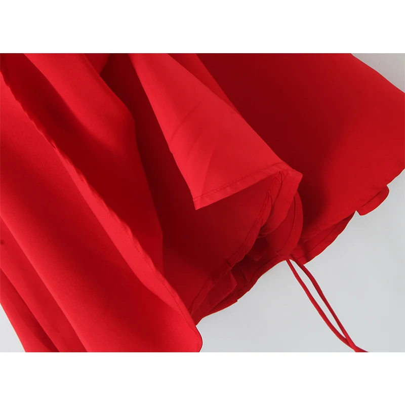 섹시하고 우아한 레드 파티 미니 드레스 여성 여름 2025 패션 백리스 홀터 볼 가운 드레스 생일 로브