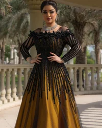 Customized Jiayigong High quality Off-the-shoulder Ball gown Celebrity Cocktail Flowers Sequin S لفساتين سه вечернее платье женс