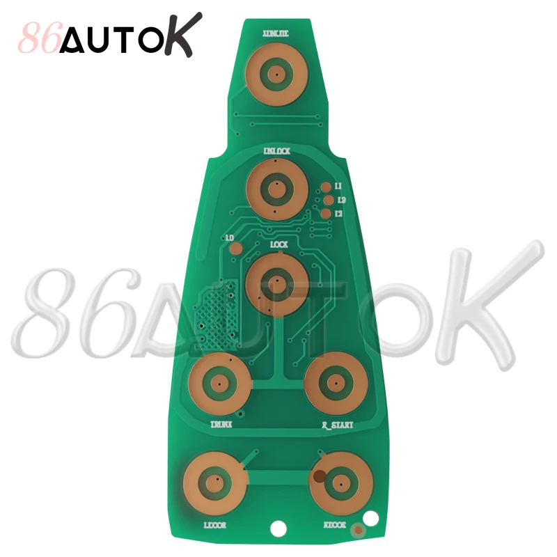 GQ4-53T Car Remote Key for Jeep for Chrysler for Dodge RAM 1500 2500 3500 4500 ID46 PCF7961 Chip 433.92MHz ASK Car Key GQ453T