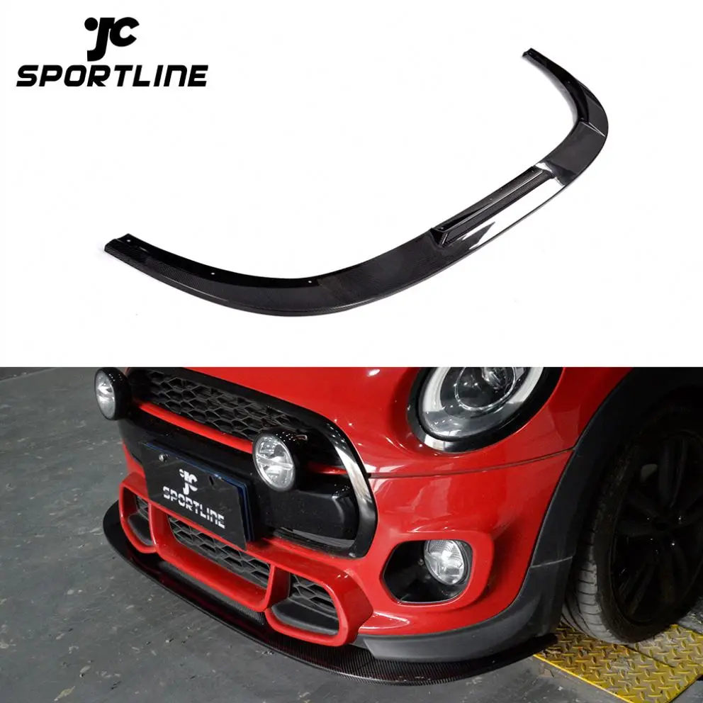 

Carbon Fiber F55 F56 JCW Front Spoiler Lip For Mini John Cooper Works 14-18