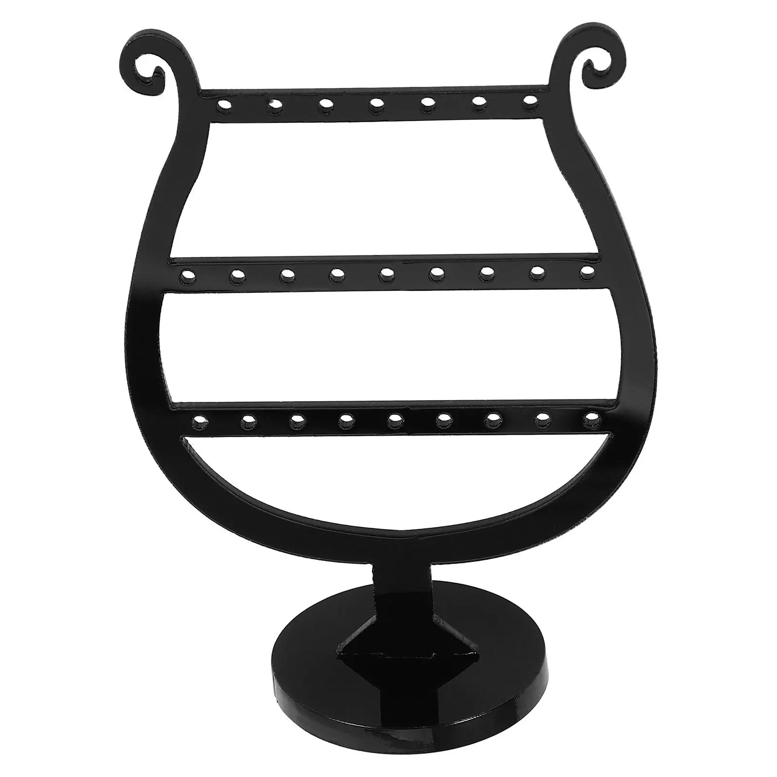 Three-Tier Detachable Earring Display Holder Minimalist Jewelry Stand for Organizing Stud Dangle Hoop Earrings Or