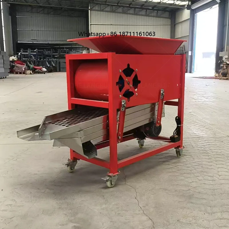 New type large-capacity garlic splitting machine for drying, peeling and sorting together