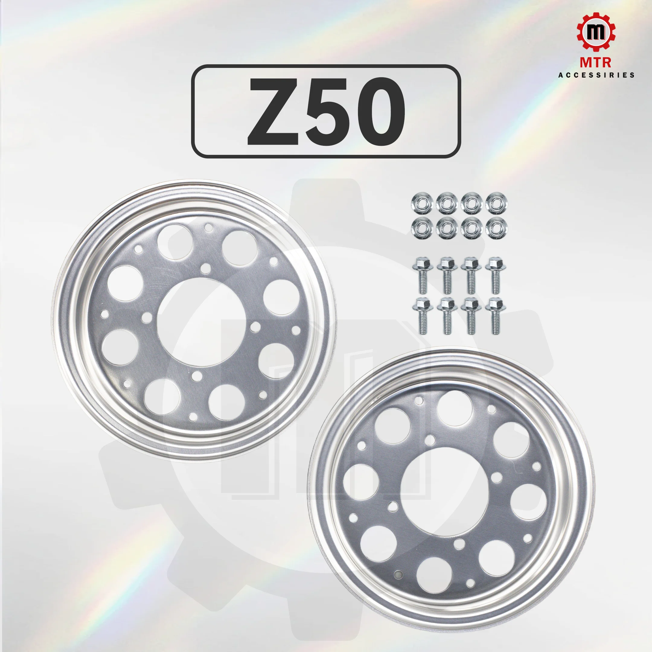 

Z50 Two-Piece Rim 3.5-8" Sliver CNC Monkey Wheel Hub Aluminium for Monkey Z50 Motorcycles