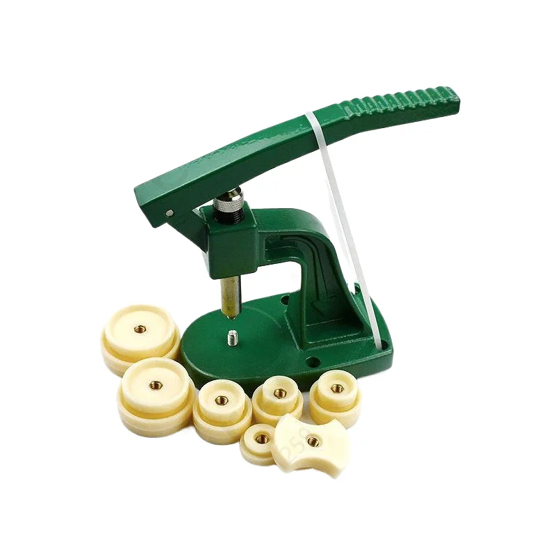 Metal Body Watch Case Press Kit - Screw Press Watchmaker Repair Tool for Crystal Front & Back Case Cover Closure