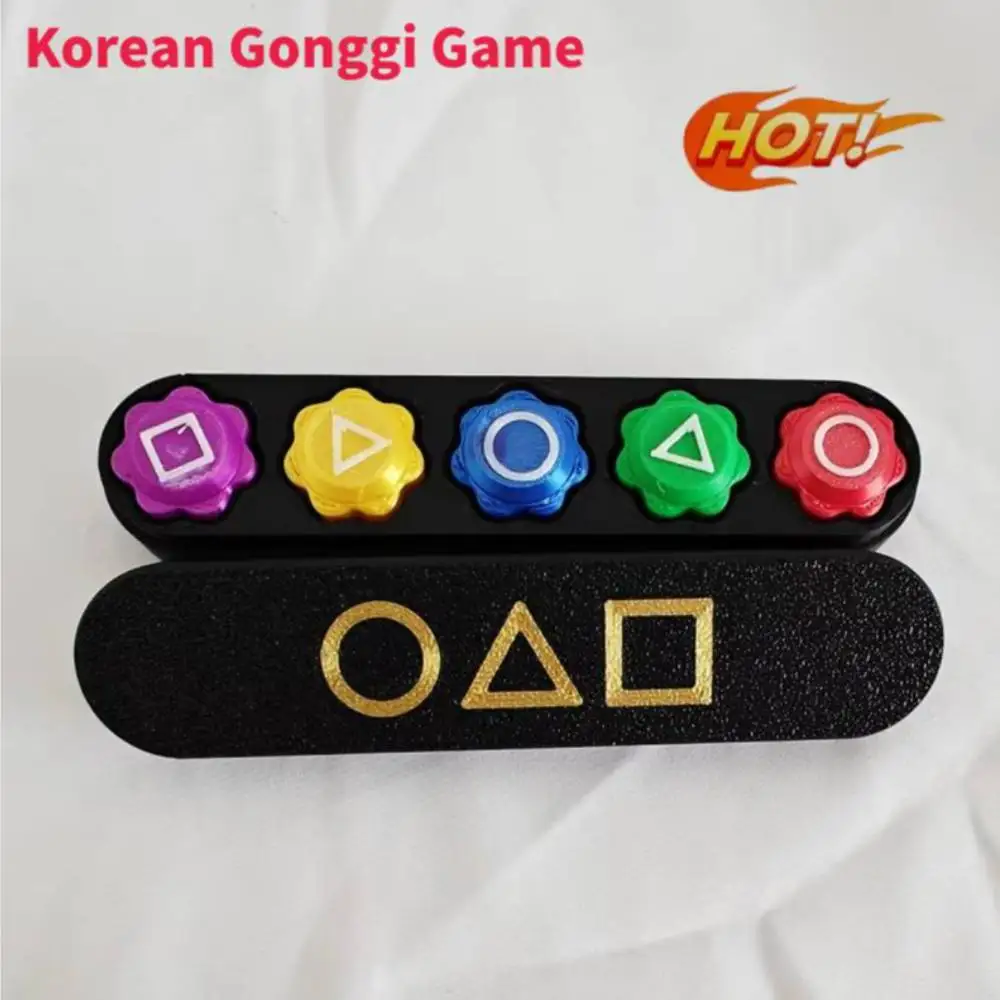 2025 Traditional Play Game Gonggi Set Korean Folk Game Fun Gonggi Jack Stone Pebbles Set Stone Catching Toys Party Board Game