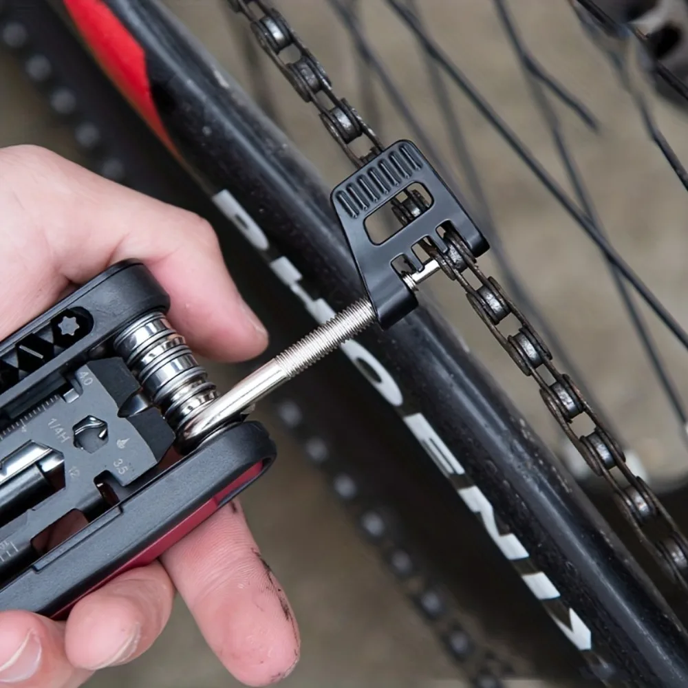 

Multifunctional Bicycle Repair Tool Set Ergonomic Handles Portable Design for Mountain Road Bikes