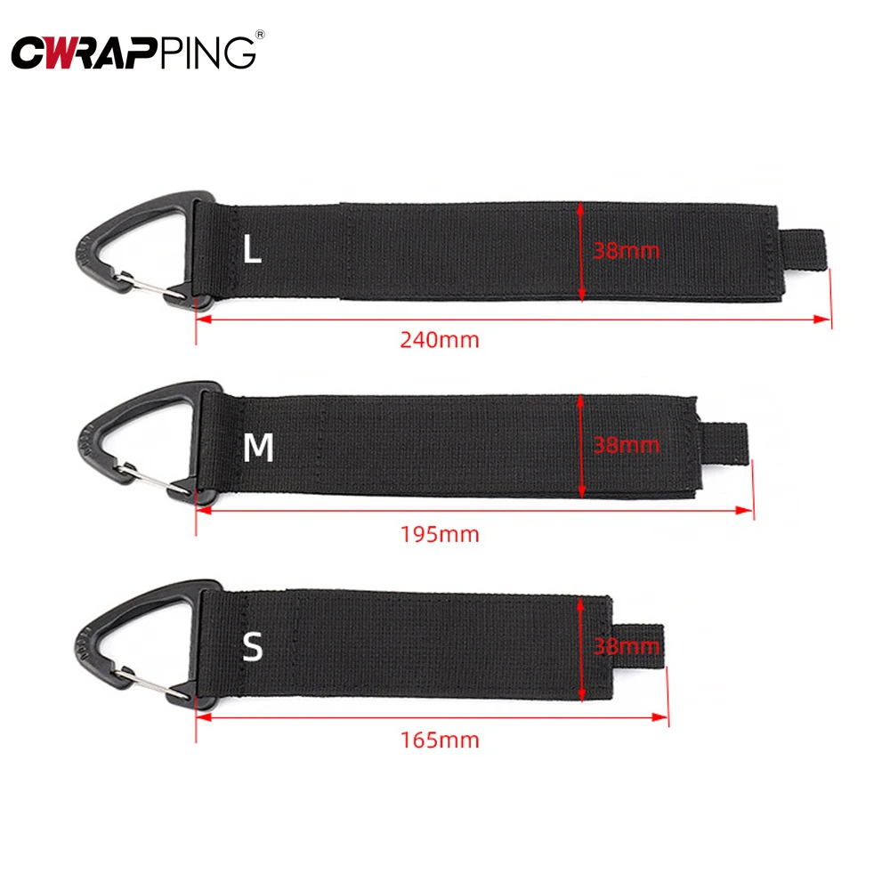 Herramientas de almacenamiento para autocaravanas, organizador de cables de nailon pesado, correa de almacenamiento para montañismo