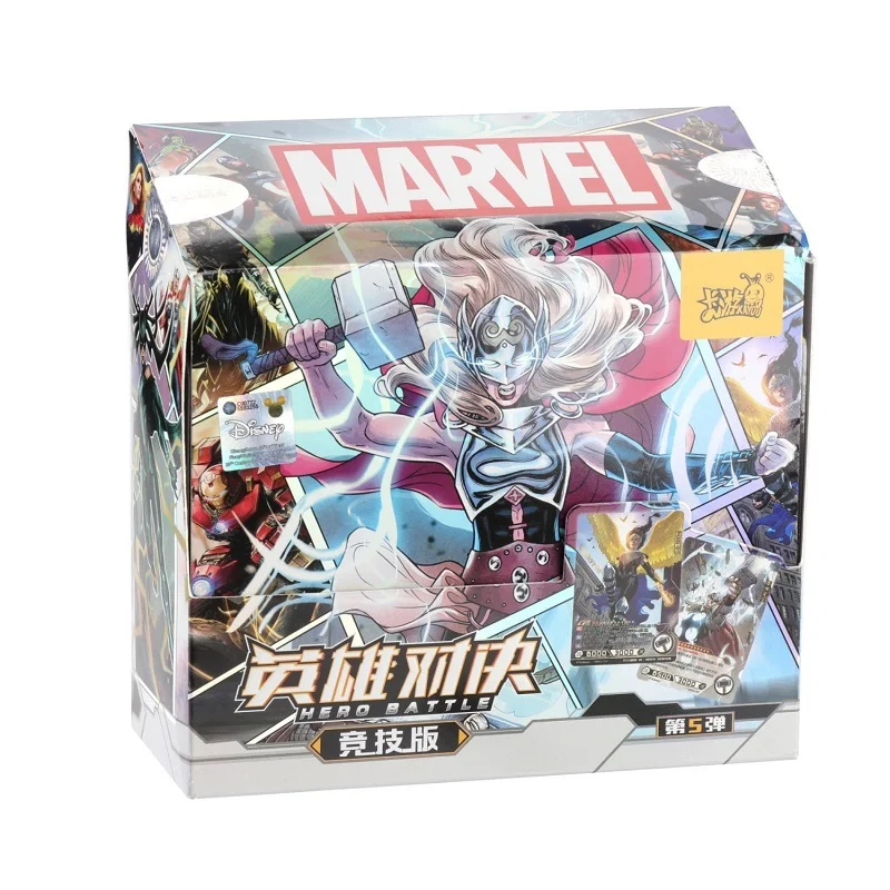 KAYOU 120/180Pcs Marvel Avengers Card Set SSR CR Rare Card Spider-Man Iron Man Competitive Edition Collectible Toy