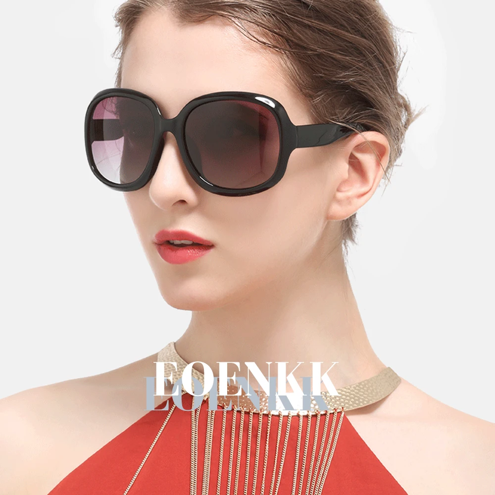 

Oversized Polarized Sunglasses for Women Big Round Sun Glasses for Ladies Vintage Outdoor Anti Glare Shades Brand Design Fashion