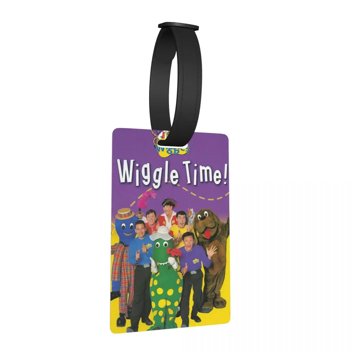 

Бирки для багажа The Wiggles Tv Show Music Band, аксессуары для чемоданов, этикетки для дорожных сумок, держатели для идентификационных бирок с именем и адресом
