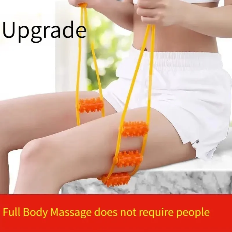 Back Massager Rollers Rope For Back and Neck Manual Massage With Muscle Recovery Massage Tools Relaxation Relief Stress