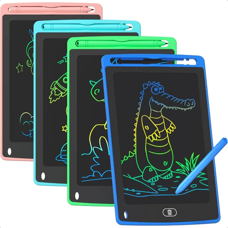 

4 Pack LCD Writing Tablet for 8.5 Inch Colorful Doodle Board Drawing Tablet Educational Learning Toys Birthday Gifts for Boys G