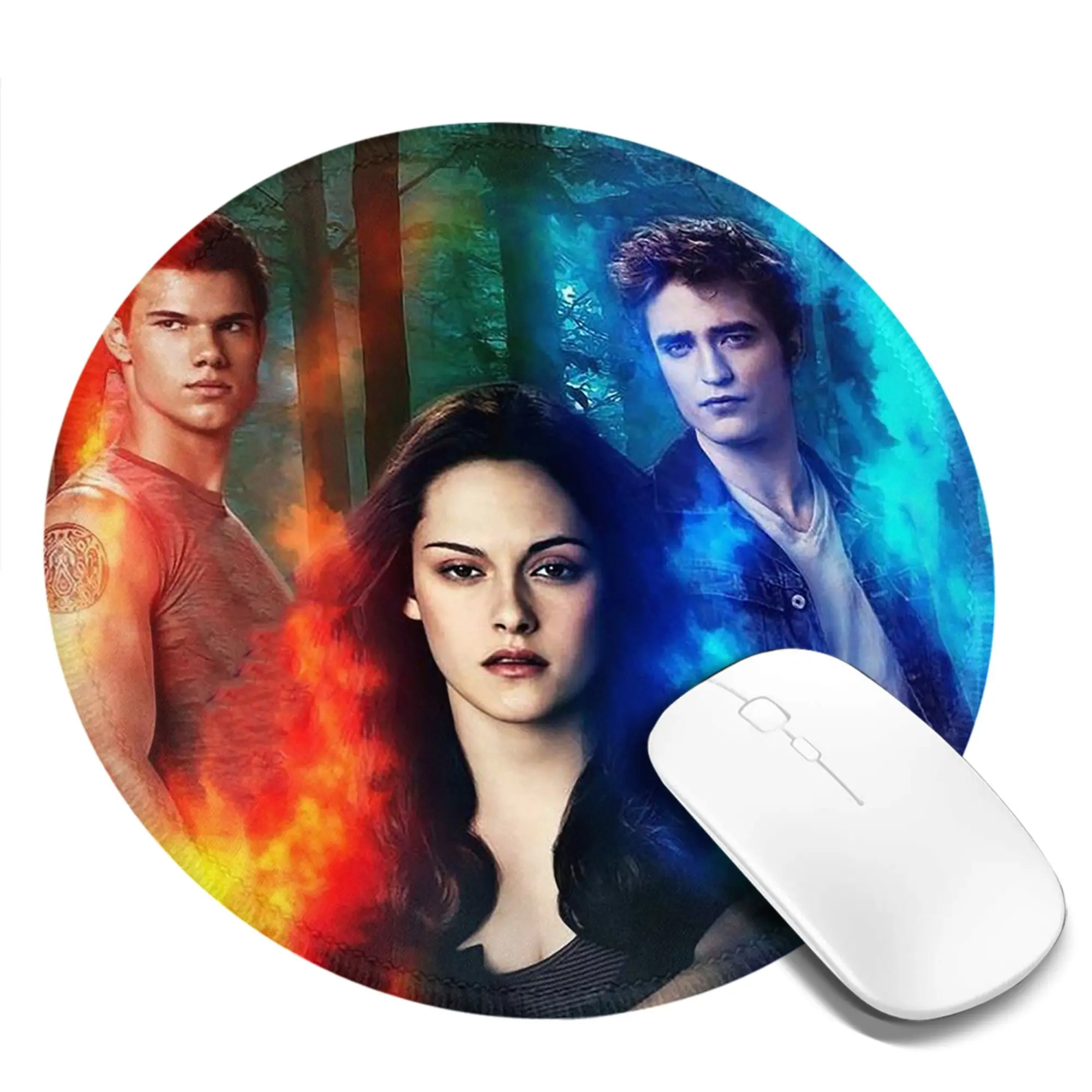 The Twilight Saga Edward Cullen Mouse Pad Computer Keyboard Mouse Mat Gaming PC Laptop Desk Mat Office Accessories Table Mats