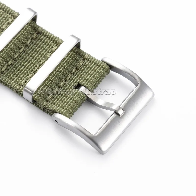 20mm 22mm Woven Nylon Strap for Omega for Tudor Soft Ribbed Canvas Fabric Watch Band Sport Quick Release Bracelets for Seiko view 6