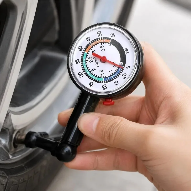 Car Tire Pressure Gun Tire Monitor Mechanical Mini Tires Monitor Portable Tire Pressure Monitors Digital Pressures Gauge