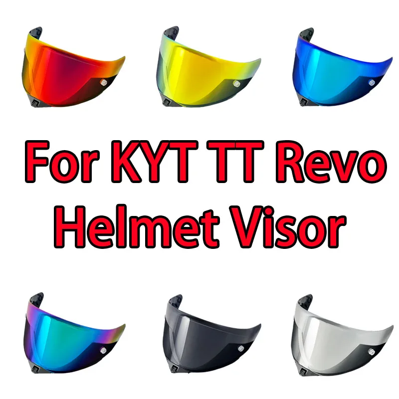

TT Revo Motorcycle Helmet Visor Lens for KYT TT Revo nti-UV Anti-Scratch Dustproof Wind Shield Moto Parts